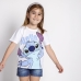 Tricou cu Mânecă Scurtă pentru Copii Stitch Alb