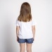 T-Shirt met Korte Mouwen voor kinderen Stitch Wit