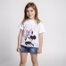 T-Shirt met Korte Mouwen voor kinderen Minnie Mouse Wit