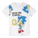 Děstké Tričko s krátkým rukávem Sonic Bílý