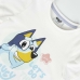 Camiseta de Manga Corta Infantil Bluey Blanco