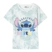 Camiseta de Manga Corta Infantil Stitch Multicolor
