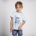 Otroške Majica s Kratkimi Rokavi Stitch Svetlo modra