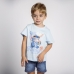 T-Shirt met Korte Mouwen voor kinderen Stitch Licht Blauw