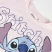 Camisola de Manga Curta Infantil Stitch Azul