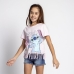 Camisola de Manga Curta Infantil Stitch Azul