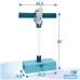 Pogo-jumper Frozen 3D Blauw Kinderen (4 Stuks)