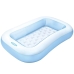 Detský bazén Intex Obdĺžnikový Modrá Biela 90 L 166 x 25 x 100 cm (6 kusov)