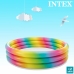 Opblaasbaar Kinderzwembad Intex Multicolour Ringen 581 L 168 x 38 x 168 cm (6 Stuks)