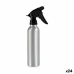 Sprayflaske Svart Sølv Aluminium 300 ml (24 enheter)