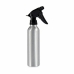 Sprayflaske Sort Sølvfarvet Aluminium 300 ml (24 enheder)