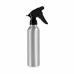 Sprayflaske Svart Sølv Aluminium 300 ml (24 enheter)