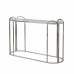 Consola DKD Home Decor Prateado Metal Cristal 115,5 x 36,5 x 78 cm