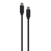 Кабел USB-C GEMBIRD CCDB-mUSB2B-CMCM-6 Черен 1,8 m