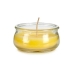 Žvakė Geltona stiklas Vaškas 7,7 x 4 x 7,7 cm (24 vnt.)