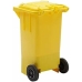 Secchio della spazzatura Q-Connect KF16543 Giallo Plastica 100 L