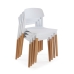 Kėdė Versa Balta 45 x 76 x 42 cm (4 vnt.)