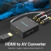 Adaptador RCA a HDMI Vention AEEB0 Negro