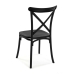 Silla Versa Negro 43 x 88 x 43 cm (4 Unidades)