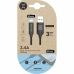 Kabel Lightning Tech One Tech TEC2002 1 m Svart