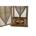 Lykta DKD Home Decor Gouden Metaal 16,5 x 16,5 x 50 cm Blad van een plant