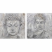 Bild DKD Home Decor 100 x 2,4 x 100 cm Buddha Orientalisch (2 Stück)