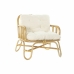 Fåtölj DKD Home Decor Beige Naturell Rattan 76 x 72 x 80 cm