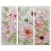 Slika DKD Home Decor Flori 60 x 3 x 150 cm Shabby Chic (3 Kosi)