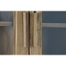 Plaukti DKD Home Decor Stikls Dabisks Pārstrādāta Koks 4 Planken (90 x 40 x 160 cm)
