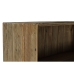 Plaukti DKD Home Decor Stikls Dabisks Pārstrādāta Koks 4 Planken (90 x 40 x 160 cm)