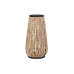 Vase DKD Home Decor natürlich Schwarz Metall Rattan 38 x 38 x 73 cm