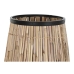 Vase DKD Home Decor natürlich Schwarz Metall Rattan 38 x 38 x 73 cm