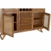 Stand Espositore DKD Home Decor Vetro Marrone Rattan Acacia (160 x 41 x 153 cm)