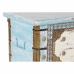 Arca DKD Home Decor Azul Latão Madeira de mangueira 116 x 40 x 45 cm