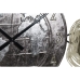 Sienas pulkstenis DKD Home Decor Bronza Metāls Pasaules Karte (121 x 9,5 x 49,5 cm)