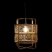 Stropní světlo DKD Home Decor Černý Přírodní Bambus Plastické 50 W 220 V 37 x 37 x 46 cm