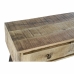 Console DKD Home Decor 130 x 40 x 89 cm Natural Black Metal Mango wood