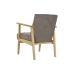 Кресло DKD Home Decor Натуральный Бежевый полиэстер Сосна (63 x 68 x 81 cm)