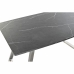 Pusdienu galds DKD Home Decor Melns Tērauds Koks MDF 160 x 90 x 76 cm