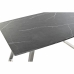 Table de Salle à Manger DKD Home Decor Noir Acier Bois MDF 160 x 90 x 76 cm