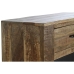 Dientafel DKD Home Decor Zwart Grijs Metaal Donkerbruin Mangohout (150 x 43 x 90 cm)