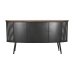 Credenza DKD Home Decor 145,5 x 45 x 76 cm Abete Nero Metallo Marrone