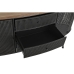 Credenza DKD Home Decor 145,5 x 45 x 76 cm Abete Nero Metallo Marrone