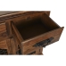 Sidebord DKD Home Decor Tre Metall Mørkebrunt (90 x 40 x 90 cm)