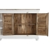 Credenza DKD Home Decor Bianco Naturale Legno Legno di mango 122 x 25 x 91 cm