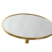Stranska miza DKD Home Decor Ogledalo Zlat Kovina (40 x 40 x 72 cm)