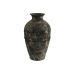 Váza Home ESPRIT Tmavo-sivá Terakota Orientálny 26 x 26 x 46,5 cm