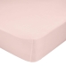 Fitted bottom sheet HappyFriday BASIC Light Pink 105 x 200 x 32 cm