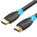HDMI-Kabel Vention Zwart Zwart/Blauw 1,5 m