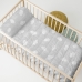 Bedspread (quilt) HappyFriday BASIC KIDS Grey 100 x 130 cm Baby Crib